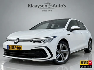 Volkswagen Golf 1.5 eTSI R-Line AUT | dealer onderh. | panoramadak | stoel-/stuurverw. | keyless | trekhaak | carplay