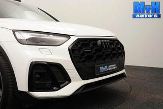 Audi Q5 50 TFSI e S Ed.|LUCHTVERING|RS-ZETELS|MATRIX|PANO|SOH86% / 31