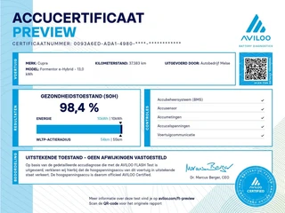 Cupra Formentor 1.4 e-Hybrid 245pk DSG-6 VZ Performance / 4