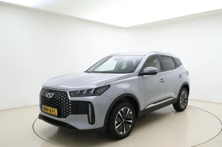 Chery Tiggo 4 Full hybrid 163pk Automaat Unique | 7 jaar Garantie | DEMO | Apple Carplay/Android Auto | 360 Camera | Stoelverwarming | Keyless | Lederen bekleding