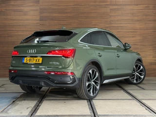 Audi Q5 Sportback 50 TFSI e S-line edition | Luchtvering | District Green | Ambient | Matrix-LED / OLED | Business-Pack | CarPlay / 5