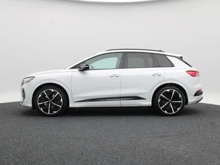 Audi Q4 e-tron 40 Launch edition S Competition 77 kWh 204 Pk | Stoelverwarming | Panorama dak | Adaptive Cruise | Matrix LED | Camera | CarPlay | 21 inch | 93.167 Km !! / 11