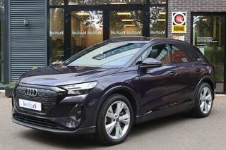 Audi Q4 e-tron 50 quattro S Edition 77 kWh Optiek Zwart S-Line/Pano/Leder/Matrix LED/Elek. stoelen+mem/Head-up/Camera/Keyless/20"