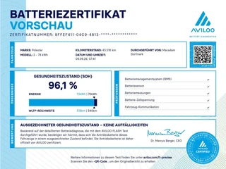 Polestar 2 Long Range Single Motor 78 kWh // 96% SoH | Pilot Pack | Plus Pack | Panoramadak | Trekhaak | Harman Kardon | 360 camera | Memory / 8