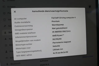 Tesla Model 3 Long Range Premium Highland AWD 78kWh SOH 92.5% l FSD4 (HW4) l AMD RYZEN l Warmtepomp / 17