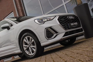 Audi Q3 Sportback 35 TDI Pro Line S | S-line | Apple Carplay | Achteruitrijcamera | Virtual Cockpit | Rijstrooksensor | Cruise control | Trekhaak | MMI Navigatie | Leer | Parkeer assistent / 44