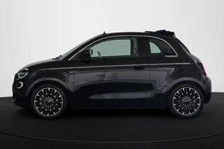 Fiat 500 C La Prima 42 kWh Cabrio Leder Stoelverwarming Achteruitrijcamera 17" / 34