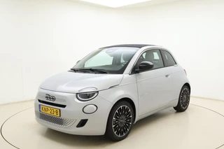 Fiat 500 1.0 Hybrid La Prima Cabrio | DEMO | Lederen bekleding | Camera | 8 Jaar speciale garantie | Parkeersensoren | Climate control