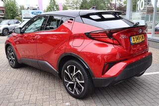 Toyota C-HR 1.8 HYBRID BI-TONE STUUR/STOEL&WISSERVERW. DODEHOEK DETECTIE ALL-SEASON PARELMOER/BI-TONE-LAK KEYLESS LED / 2