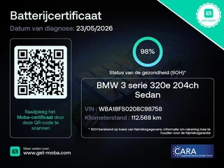 BMW 3-serie 320e Sedan SOH 98% M-sport Pano Brooklyn Grau / 2