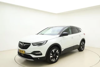 Opel Grandland X 1.6 Turbo 300pk Hybrid4 Elegance | Navigatie | Keyless | Camera | Parelmoer kleur | Electrische achterklep | Lichtmetalen velgen | AGR Comfortstoelen | Voorruitverwarming | Zwart dak