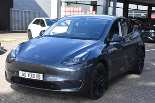 Tesla Model Y Long Range AWD 75 kWh AMD Ryzen | Trekhaak | Leer | Panorama | 12 mnd BOVAG garantie | Whatsapp 06-53188999 / 23