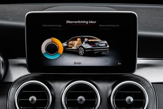 Mercedes-Benz C-klasse 180 AMG Night Edition | Panoramadak | Burmester | Memory | 360 Camera | Leder | LED | Sfeerverlichting | Stoelverwarming | 19" / 32