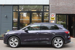 Audi Q4 e-tron 50 quattro S Edition 77 kWh Optiek Zwart S-Line/Pano/Leder/Matrix LED/Elek. stoelen+mem/Head-up/Camera/Keyless/20" / 4