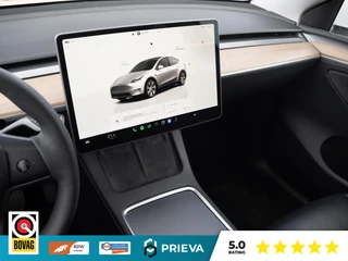 Tesla Model Y Long Range AWD SoH 91,1%| 513 pk | 2023 | Trekhaak | Panorama | Dealer onderhouden / 21