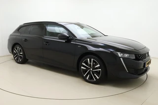 Peugeot 508 SW 1.2 PureTech GT | Achteruitrijcamera | Parkeersensoren | Full-map Navigatie | Climate control | Adaptive Cruise control | Stuurbediening | Inklapbare trekhaak | Parkeersensoren voor/achter | Verwarmde voorstoelen | Dakrails | Keyless entry | Lane-keeping system / 9