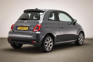 Fiat 500 1.0 Hybrid Sport | PANORAMADAK | UCONNECT | DAB | NAVIGATIE | GRIGIO CARRARA / 2