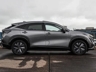 Nissan Ariya Evolve 91 kWh | SOH 99% | Panoramadak | Trekhaak | ACC | HUD | Voorstoelen verwarmd en geventileerd | Warmtepomp | 360 Camera | 19" / 8