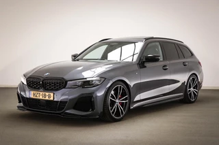 BMW 3-serie Touring M340i xDrive High Executive | DRIVING PROFESSIONAL PACK | LASER LED | PANORAMADAK | HEAD UP | STUURVERWARMING | EIBACH | CAMERA | 19"