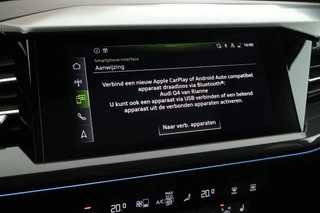 Audi Q4 e-tron 40 Launch edition S Competition 204pk 77 kWh SOH 87% Trekhaak Camera Leder Keyless Stoelverwarming ACC Panoramadak S-Line / 25