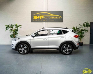 Hyundai Tucson 1.6 T-GDi Premium 4WD | Pano | Navi | Leder | Elektr stoelen | Full option | Stoel ventilatie | Dodehoek / 31