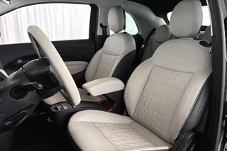 Fiat 500 C La Prima 42 kWh Cabrio Leder Stoelverwarming Achteruitrijcamera 17" / 7