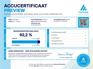 Volkswagen ID.4 First 77 kWh 204 Pk | Stoel/Stuurverwarming | Camera | Half Leer | CarPlay | Adaptive cruise | 20 Inch | 97.053 Km !! / 2