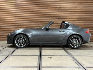 Mazda MX-5 RF 2.0 SkyActiv-G 160 GT-M | Targa | Takumi Leder | Keyless | Winterpakket | LED | Cruise |Roadster Fastback | Plaatje! / 9