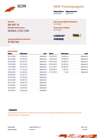 Honda Civic 1.0 i-VTEC Aut. Pano Trekh. Camera CarPlay ACC LED Navi / 2