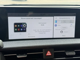 Kia EV6 77.4 kWh  | Afn. Trekhaak | SOH 100% | Half Leder | Adapt. Cruise | Stoel- en stuurverwarming | Apple/Android / 48