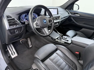 BMW X3 xDrive30e High Executive M SPORT | ELEKTRISCHE TREKHAAK| DEALER ONDERHOUDEN | 360 CAMERA | HEAD UP | LASER LED|  LEDER INCL. STOELVERWARMING | DRIVING ASS.  | RIJKLAARPRIJS incl. 12mnd BOVAG / 19
