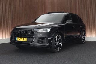 Audi Q7 55 TFSI e 381pk quattro Pro Line S Trekhaak 360Camera B&O Head-Up Keyless Virtual Cockpit Luchtvering Panoramadak 2x S-Line