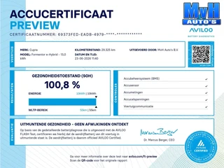 CUPRA Formentor 1.4 PHEV VZ Performance|PANO|STUUR.VERW|SOH100% / 43