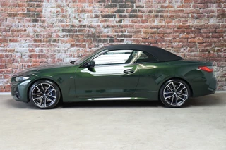 BMW 4 Serie Cabrio 430i High Executive M Sport Pakket Automaat  / Live Cockpit Professional / Harman Kardon / Air Collar / Leder / Head-Up Display / 19 Inch / M Sportremsysteem / Driving Assistant Professional / Safety Pakket / Laserlight / CoPilot Pack / Shadow Line / 5