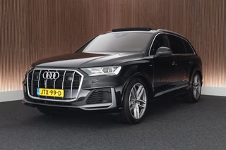Audi Q7 55 TFSIe 381pk quattro Pro Line S Leder Memory Sluithulp B&O Panoramadak Camera Stoel + Stuurverwarming Luchtvering Navigatie 2x S-Line