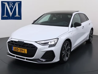 Audi A3 Sportback 45 TFSI e S edition Competition 272pk PHEV| 8.000KM! | INCL. BTW | 143km RANGE WLTP!! | ADD. CRUISE | PANORAMADAK | FABRIEKSGARANTIE t/m 04-2027| MEGA COMPLETE AUTO| S-LINE BINNEN + BUITEN| LEDER|