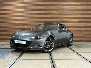 Mazda MX-5 RF 2.0 SkyActiv-G 160 GT-M | Targa | Takumi Leder | Keyless | Winterpakket | LED | Cruise |Roadster Fastback | Plaatje!