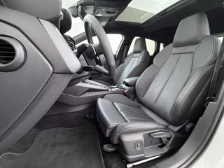 Audi A3 Sportback 45 TFSI e S edition Competition 272pk PHEV| 8.000KM!  | INCL. BTW | 143km RANGE WLTP!! | ADD. CRUISE | PANORAMADAK | FABRIEKSGARANTIE t/m 04-2027| MEGA COMPLETE AUTO| S-LINE BINNEN + BUITEN| LEDER| / 18