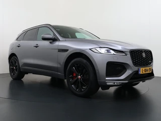Jaguar F-PACE 2.0 P400e PHEV HSE VAN: 40.900,- VOOR: 38.877,- UW VOORDEEL: 2.023,- RIJKLAARPRIJS INCL 12 MND BOVAG GARANTIE| PANORAMA DAK | EL.STOELEN MET GEHEUGEN | HEAD UP | STOEL + STUUR VERWARMING | LEDER| 360 CAMERA / 5