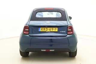 Fiat 500 1.0 Hybrid La Prima | Cabrio | Lederen bekleding | Keyless | Camera | Cruise control | Lichtmetalen velgen | Navigatie | Draadloze apple carplay/android auto | JBL audio / 12