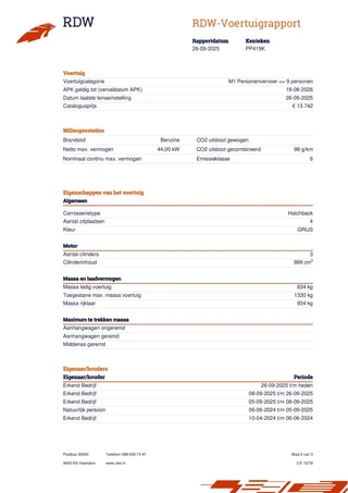 Volkswagen Up! 1.0 BMT high up! 85PK Cruise| BT| Camera| NL Auto / 27