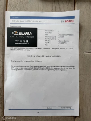 CUPRA Formentor 1.4 TSI e-Hybrid Essential CARPLAY*HAAK*PDC*TOPSTAAT1 / 25