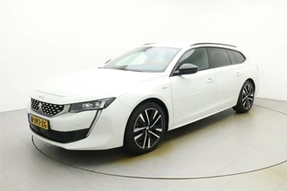 Peugeot 508 SW 1.6 HYbrid GT | Nieuwe tractiebatterij | 225pk | 18" LM Velgen | Camera | Dodehoek Detectie | Full LED | Lane Assist | Navigatie | Afneembare trekhaak