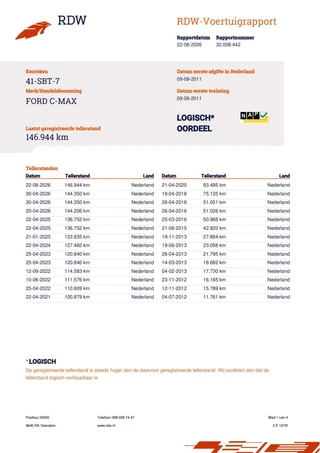 Ford C-Max 1.6 EcoBoost Lease Titanium Trekhaak| Dealer onderhouden / 7