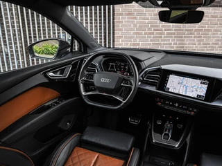 Audi Q4 e-tron 40 Launch edition S Competition 77 kWh | Trekhaak | HUD | Warmtepomp | ACC | Matrix LED | Leder | Keyless | Camera | Sonos audio | 20" | Dealeronderhouden / 16