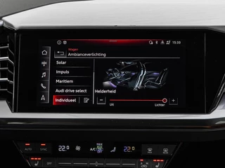Audi Q4 e-tron 40 Launch edition S Competition 77 kWh | Trekhaak | HUD | Warmtepomp | ACC | Matrix LED | Leder | Keyless | Camera | Sonos audio | 20" | Dealeronderhouden / 34