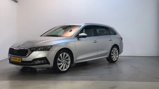 Skoda Octavia Combi 1.0 e-TSI DSG Business Edition Plus Leder-Alcantara Sfeerverlichting Navigatie Parkeersensoren