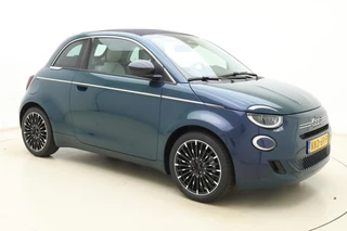 Fiat 500 1.0 Hybrid La Prima | Cabrio | Lederen bekleding | Keyless | Camera | Cruise control | Lichtmetalen velgen | Navigatie | Draadloze apple carplay/android auto | JBL audio / 9