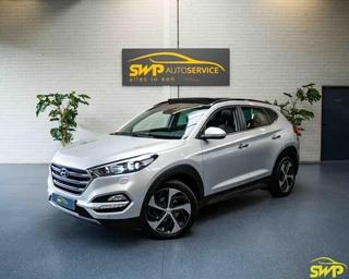 Hyundai Tucson 1.6 T-GDi Premium 4WD | Pano | Navi | Leder | Elektr stoelen | Full option | Stoel ventilatie | Dodehoek
