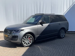 Land Rover Range Rover P400e Vogue Pano Meridian Memory Leer Luchtvering 360° Dealer-Serviced! PHEV / 55